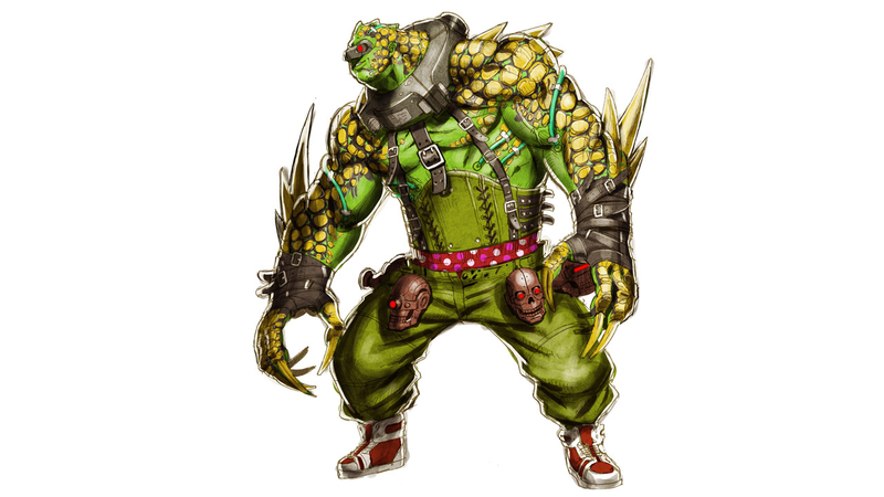 Illustration for article titled This Lizard Piggy Went to Anarchy Reigns